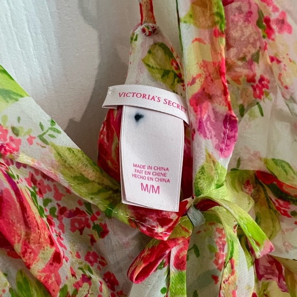 Victoria Secret toe front floral teddy sz m - Picture 6 of 6